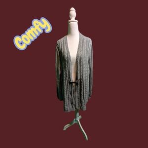NWT Soft Surroundings Gray Women's Cardigan